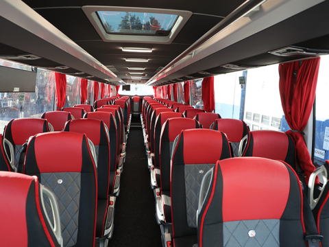 Sittplatser i buss